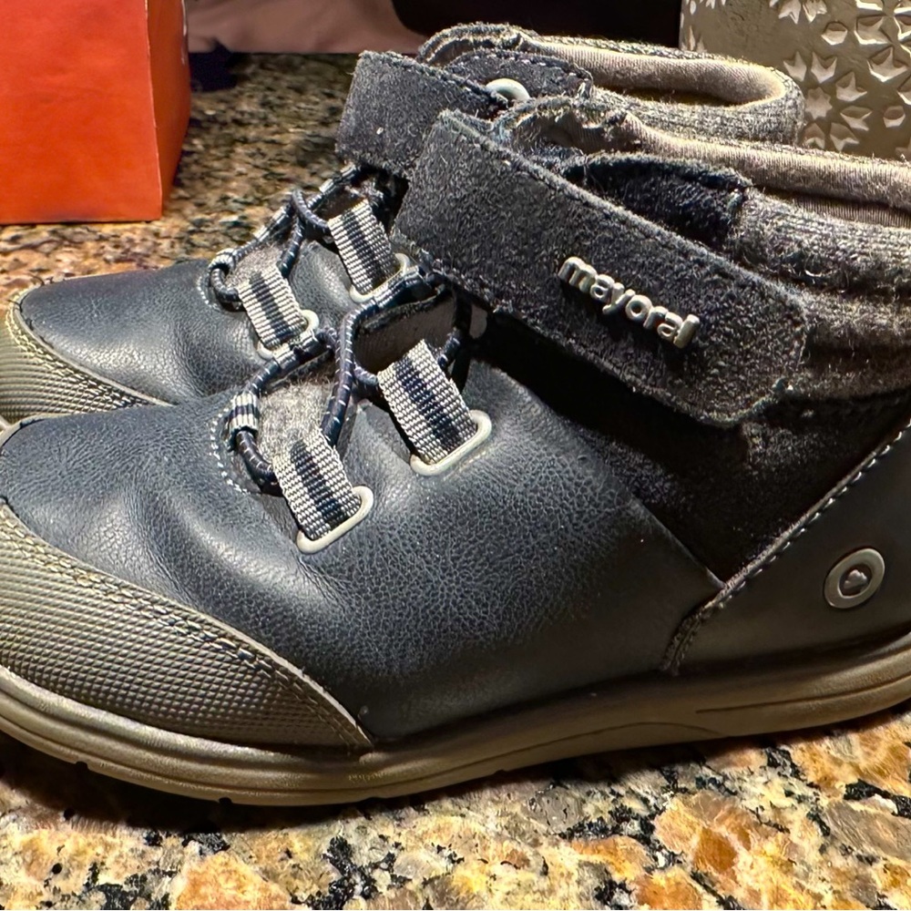 Mayoral Blue and Gray Kids Boots